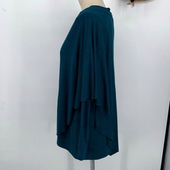 Soft Surroundings Medeline Hanker chief Tunic Layered Pullover Top Legion Blue M - Picture 3 of 13